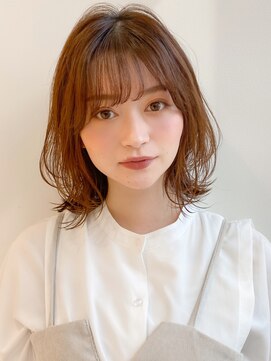 エトラ 渋谷店(etora) 前髪 ウェーブミディアム メルティーカラー 似合わせカット"