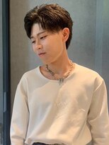 ヘアーサロン フォーメン イデア(hair salon for Men idea) ニュアンスパーマ 眉毛 アップバング ツーブロック【札幌】