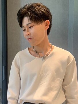 ヘアーサロン フォーメン イデア(hair salon for Men idea) ニュアンスパーマ 眉毛 アップバング ツーブロック【札幌】