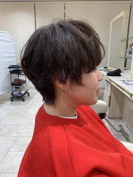 アッシュ 仙川店(Ash) マッシュウルフパーマハンサムショートパーマニュアンスパーマ