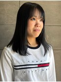 レイヤーカット ダークカラー 髪質改善トリートメント 美髪 艶髪
