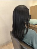 毛先を軽く内巻きスタイル