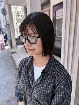 エヴリンアンドペイジ(Evelyn&paige) 切りっぱなしボブ【神戸元町】