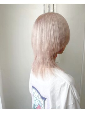 ミュー(Mu) ホワイトブロンド　ハイトーンカラー