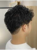 癖を活かしてパーマ風メンズカット【カミケンアジト】