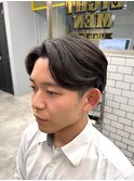 新規指名限定☆☆メンズセンターパート/毛流れパーマ/刈り上げ