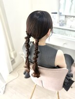 ルノンルージュ(Renon Rouge)&nbsp;ツイン編みおろし