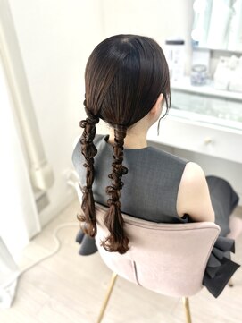 ルノンルージュ(Renon Rouge) ツイン編みおろし