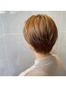 [プラス5分のリラックスを☆]似合わせカット＋カラー＋頭浸浴スパ 