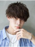 こなれマッシュ×ニュアンスパーマ/メンズ