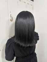 リュンヌ(Lune)&nbsp;外ハネボブ×ブルーブラック/艶髪/美髪/モテ髪/YU143