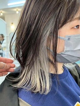 ロミー 本厚木(ROMMY.) 人気！インナーカラーイヤリングカラーくびれボブ20代30代☆