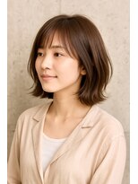 ヘアーディープ(hair deep)&nbsp;軽ボブ×サンドベージュ