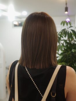 【施術するたびに自信がつく美髪へ】頭皮と髪に優しい厳選したカラー剤で透明感のあるカラーを。