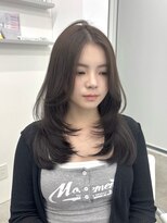 アイシー 表参道(ICY)&nbsp;レイヤーカット/ミディアムレイヤー/オリーブグレージュ