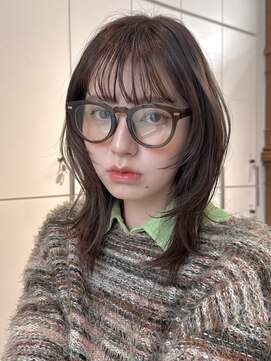 ロンドアンメゾン 原宿(Lond un Maison.) オリーブグレー/韓国風巻き/レイヤーカット/くすみベージュ/原宿