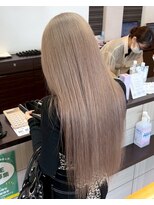 ブルーテーフ(Bleu Terre)&nbsp;盛岡透明感のある【プラチナベージュ】ロングヘアとの相性◎