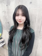 ポー 三軒茶屋(poh)&nbsp;ダークアッシュ/レイヤー/韓国/髪質改善/三軒茶屋