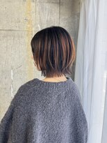 リロ(RiLo)&nbsp;ボブレイヤー×デザインカラー(ブリーチあり)