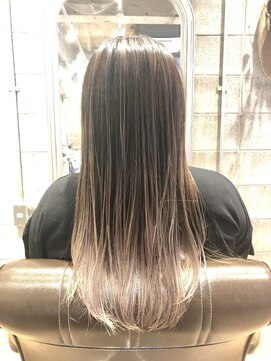 アットティー 金沢文庫(at tee...) 『attee...hair&nail』ペールグレー×バレヤージュ