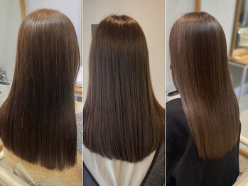 ビーピージェイズ 宇城店(BPJ'S)の写真/宇城★【髪質改善×縮毛矯正】酸性ストレートで叶う自然な艶髪◎ダメージレスで柔らかい手触りに感動