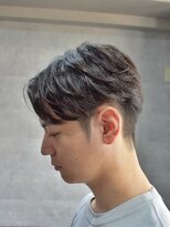 バーバーハウス ラヴィ 阿佐ヶ谷店(Barber House Lavie)&nbsp;センターパート×ニュアンスパーマ