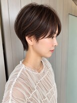 ルトワフクロマチ(Lutowa Fukuromachi)&nbsp;ダークパープル/ナチュラルショート/ミルクブラウン/秋/袋町