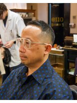 ワンワンオー バーバーショップ 博多店(@110 BARBER SHOP)&nbsp;ツーブロックショートカルマヘアスリックバックジェットフェード