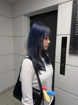 ヌル ヘア デザイン(nullus hair desigh)&nbsp;ハイトーンブルー/レイヤーカット