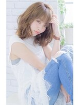 ネオリーブ ジューク 日吉店(Neolive JuQ)&nbsp;【日吉 Neolive JuQ】ひし形シルエット　グレージュミディ