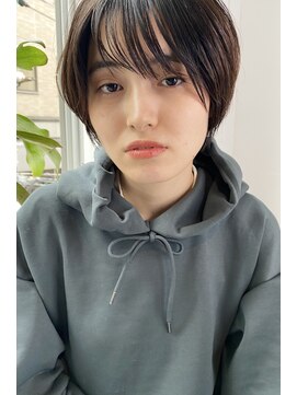 キコ 天神大名西通り店(kico) kico☆くすみブルー×くびれショート×ショートウルフ