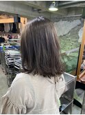 シアーグレージュ×ナチュラルレイヤーロブ