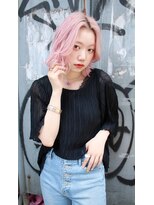 ブゾン(buZon)&nbsp;【buZonブゾン】くびれロブ×ホワイトピンクカラー