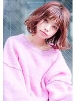 テイラー(Taylor)&nbsp;【Taylor 大宮】ピンクブラウン×ゆる巻きショートボブ