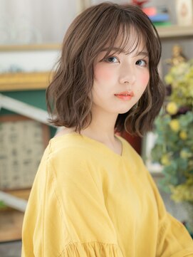 カバーヘア ブリス 戸田公園西口店(COVER HAIR bliss) バレイヤージュくせ毛風小顔ソバージュc5戸田公園20代30代40代!