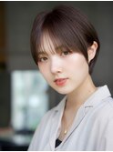 前髪あり大人ショート20代30代40代【AIN.表参道】川原大地