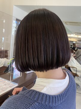 シェリッシュルーチェ(Sheriche luce) ボブ×艶ブラウンカラー