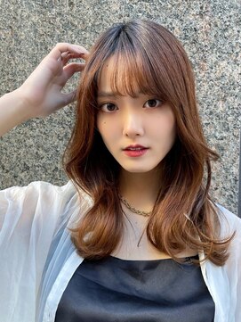 ルームバイシー 新宿(Loom. by Sea) 新宿/韓国ヘア/髪質改善/グレージュカラー/黒髪/ココアベージュ
