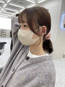 ロンド マーレ 天神大名店(Lond mare) イメチェン/フェミニン/ダークアッシュ/束感/ダークアッシュ