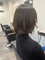 アンプヘアー 二条店(unpeu hair)&nbsp;ナチュラルブラウン×ボブ