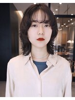 ハル(HAL)&nbsp;ミディアムウルフ×ナチュラルパーマ