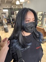 イルファ セイユウ 上野芝店(ehl:fa SEIYU)&nbsp;ロング×ブルーグラデーションカラー