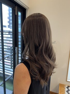 ディッシュ 五反田(dish) 美艶髪/モテ髪ロング/ブリーチなしグレージュ