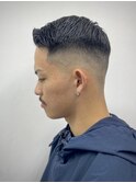 スキンフェード×フェザーアップ