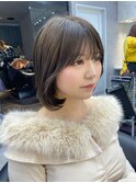 韓国レイヤー/韓国風/ボブ/髪質改善/黒髪/ブリーチなし〔池袋〕