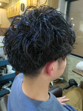 ロッソバイアルター 鎌取(ROSSO by aL-ter) ハイライト/マッシュパーマ/ウルフ/アッシュブラック石橋奈津子