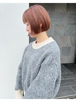 メゾン アヴァロ(Maison Avallo)&nbsp;ピンクベージュのミニボブ