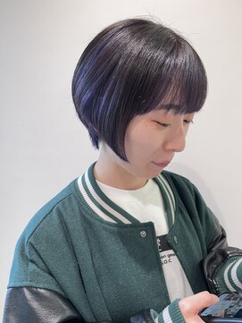 スタイル 茅ケ崎(STYLE) 【ハクラ】アンブレラカラー インナーカラー ショートヘア