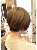 髪質改善 白髪ぼかし ショートボブ