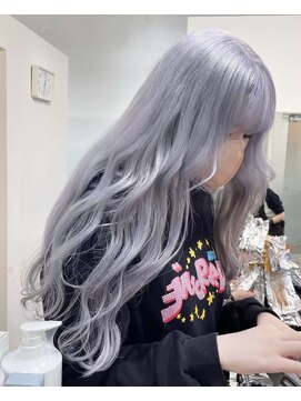 ジーナ オモテサンドウ(XENA) ケアブリーチ×ハイトーン×ペールラベンダー(表参道)